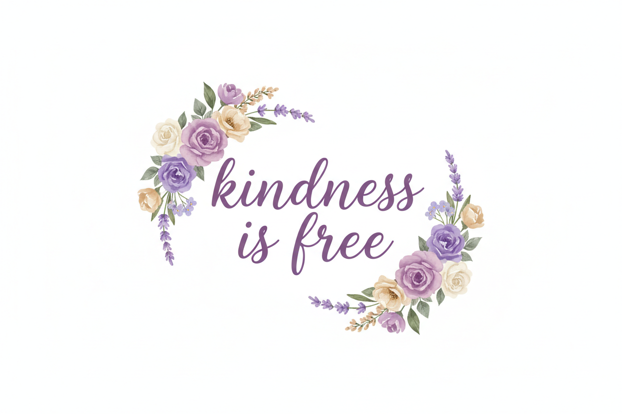 kindness is free